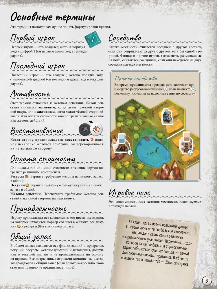Board Game - Lands of Ghosts